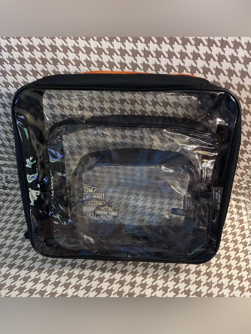 Harley-Davidson Set of 3 Packing Garment Clear Zipper Cubes - Picture 6 of 9